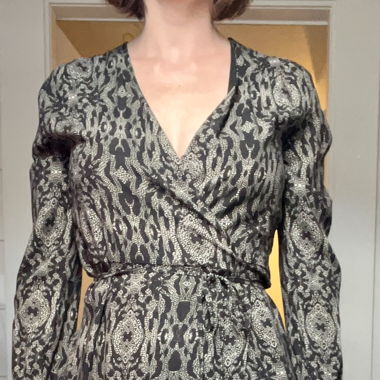 robe cache-coeur longue