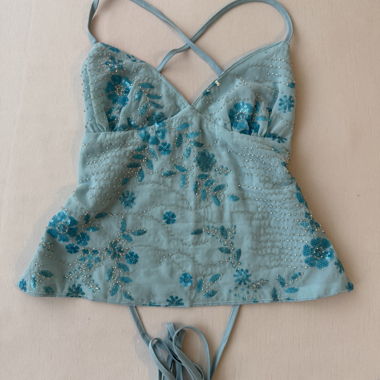 Top con paillettes
