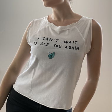 T-shirt à message 