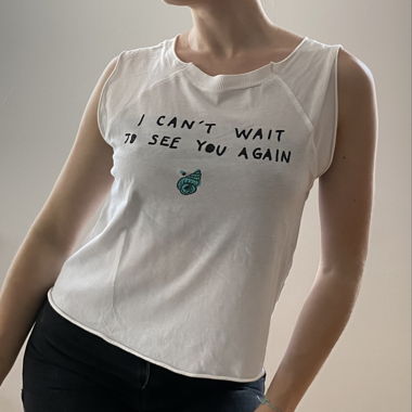 T-shirt à message 