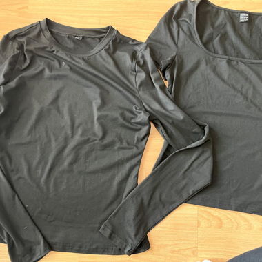 Shein Langarmshirt Set und t-shirt