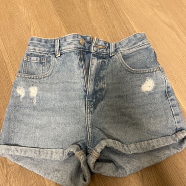 high waist jeans shorts