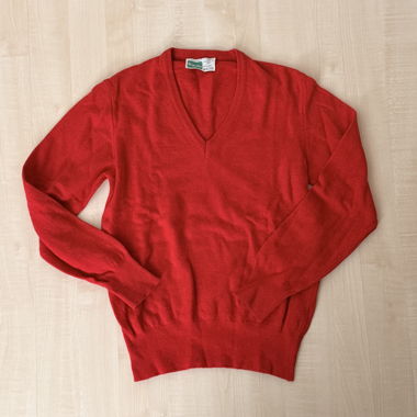 Maglione di lana Benetton rosso