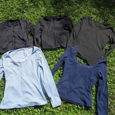 Damen-Langarmtops Set