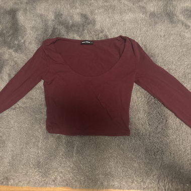 Croptop langarm