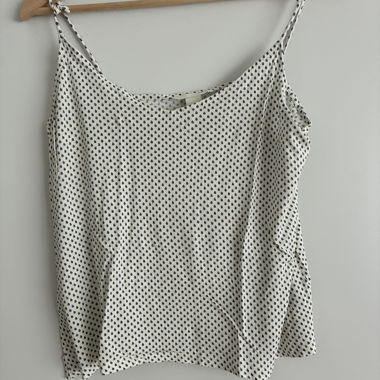 Patterned Spaghetti Strap Top