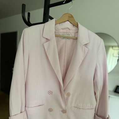Basic Pink Blazer / Pull&Bear / L