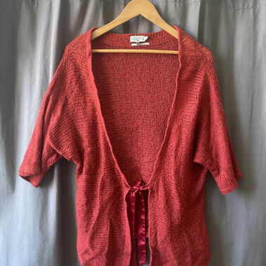 Cardigan rouge Tom Tailor
