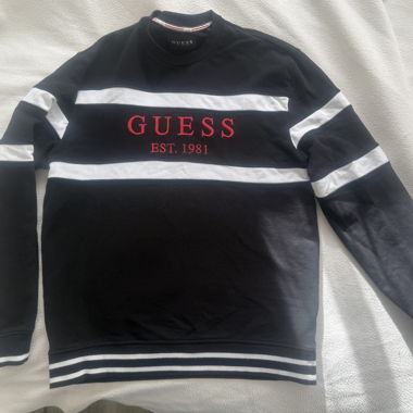 Guess Black-and-White Sweatshirt