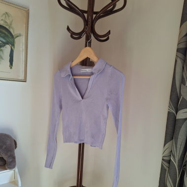 Pastel purple cropped