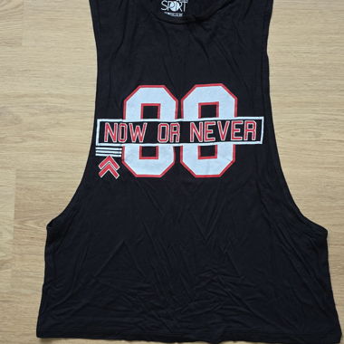 Black Sports Tank Top