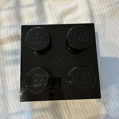 Lego Scatola portaoggetti nera