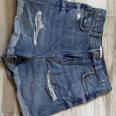 Short en jeans