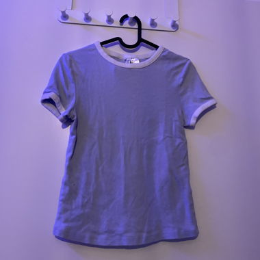 T-shirt bleu clair