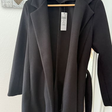 Mantel schwarz