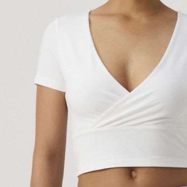 Crop top blanc even&odd