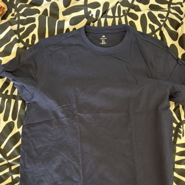 T Shirt Regular Fit Bleu L H&M homme