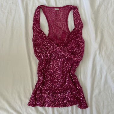 Vintage Ibiza Stil Sommer-Top Größe S