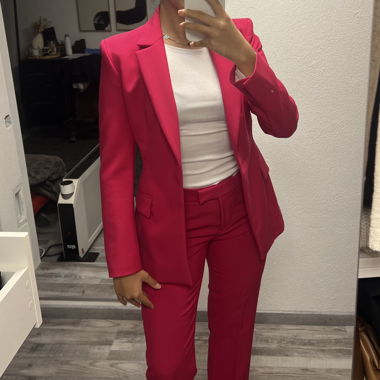 Completo giacca rosa