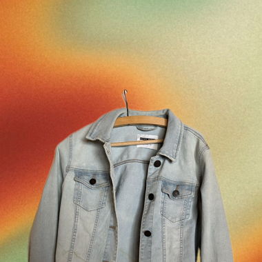 Hellblaue Jeansjacke