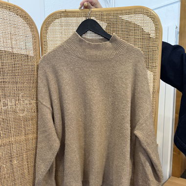 Pull long beige 