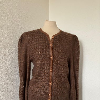 Vintage brown cardigan 