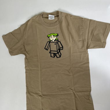 Braunes Graphic-T-Shirt