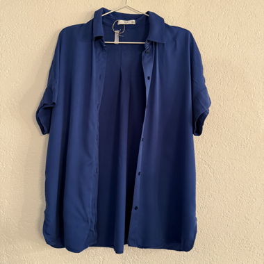 Chemise bleue MNG