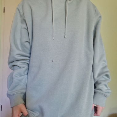 Grey oversized hoodie