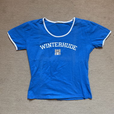 T-shirt Marie-Luise blu