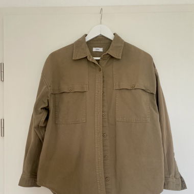 Chemise oversize kaki
