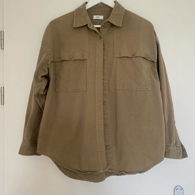 Chemise oversize kaki