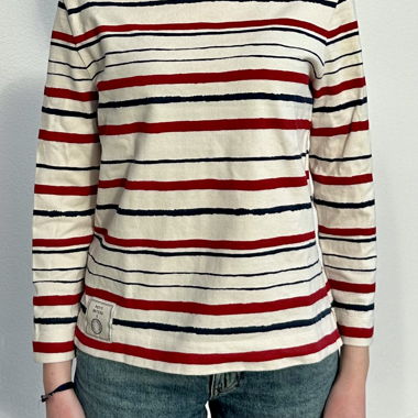 Petit Bateau striped long-sleeve top