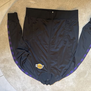 LA Lakers Black Sports Jacket with Zipper