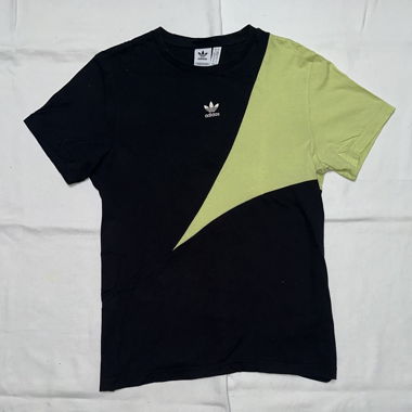 Adidas T-Shirt Schwarz/Grün