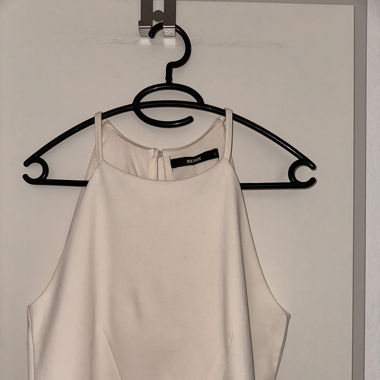 Weisses Crop Top