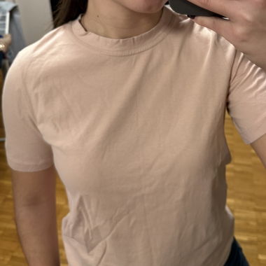 T-shirt H&M rose, taille XS