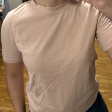 T-shirt H&M rose, taille XS