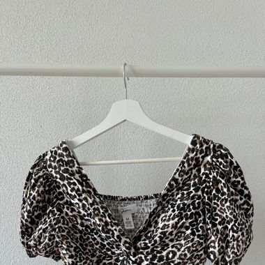 Cheetah Animal Print Top
