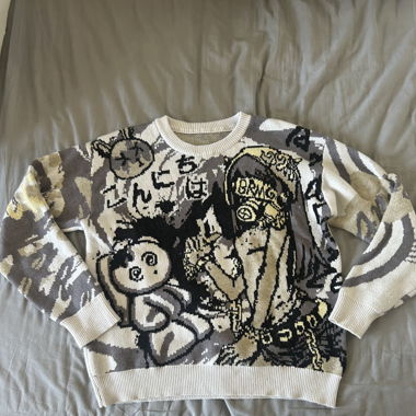 Maglione in maglia grafica