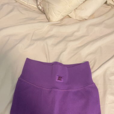 Seamless Gym Shorts - Purple - Size S