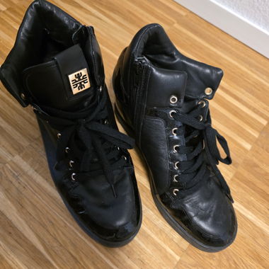Schwarze Högl Keil-Sneaker