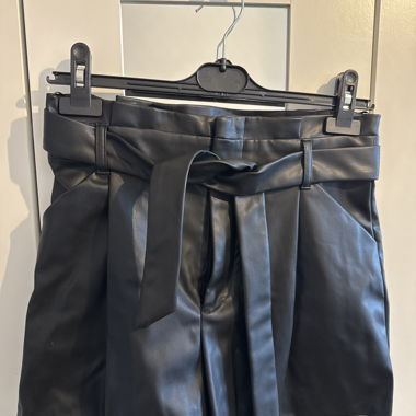 Faux Leather Shorts