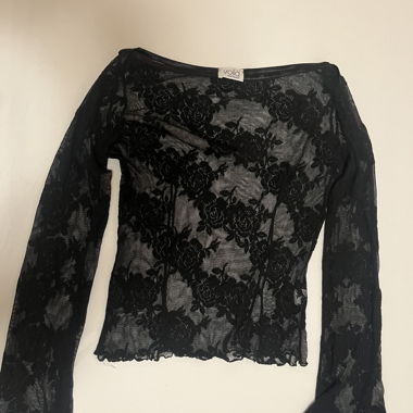top nero vintage