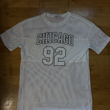 White Mesh T-Shirt