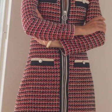 MAJE Bouclé  / Tweed Kleid