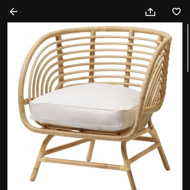 BUSKBO Sessel Rattan