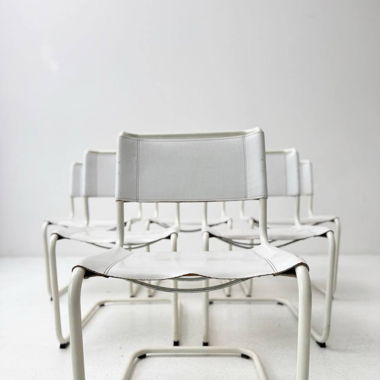 Thonet S33 All White von Mart Stam 1926er Jahre