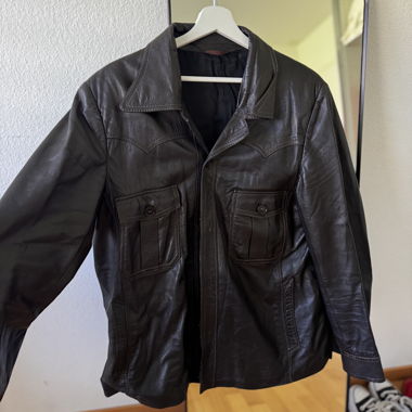 Vintage Brown leather jacket M/L