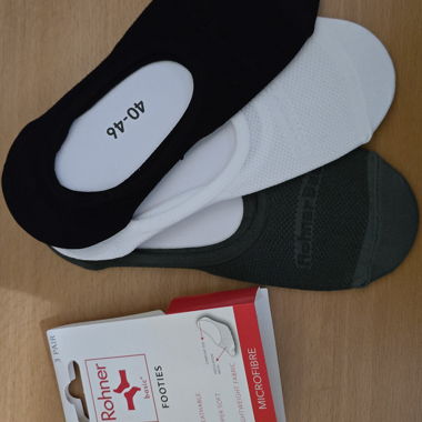 Socquettes Rohner Footies, lot de 3